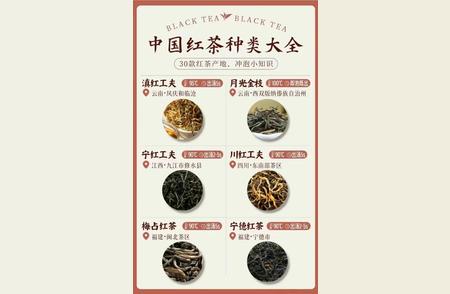 中国红茶种类一览