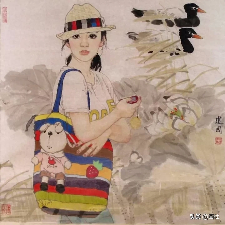 看多啦古代仕女画，看看当代人画家的当代人物作品是否入你的法眼